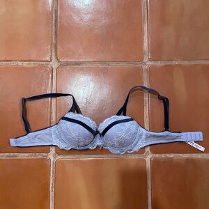 Victoria's Secret Lace Underwire Bra - Light Blue